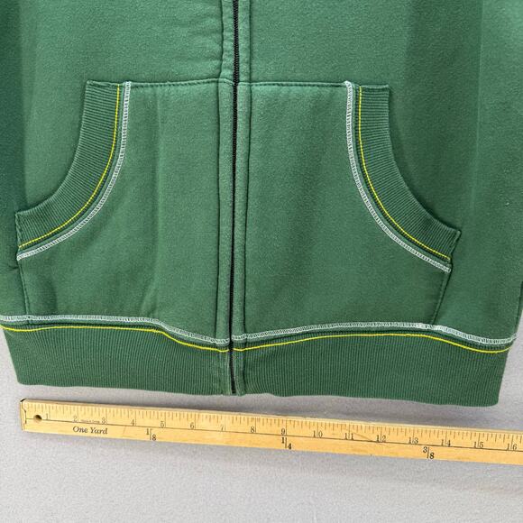 NFL Team Apparel Green Bay Packers Women's M Full Zip Hoodie Fleece Lined GIII - Picture 11 of 11